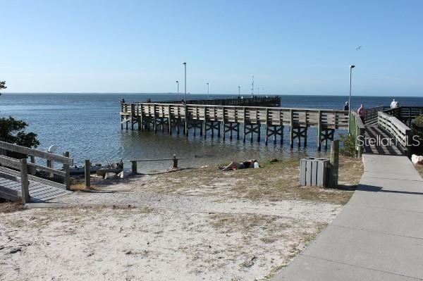 Fishing Pier out the back gate