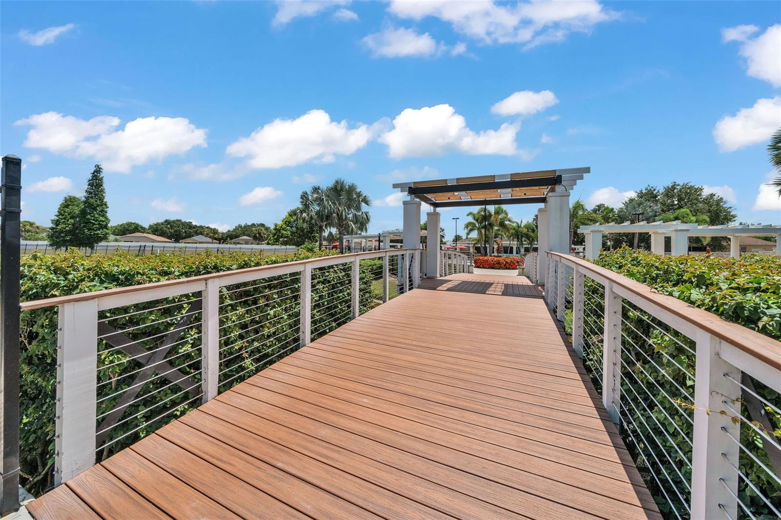 Walkway Between Pools