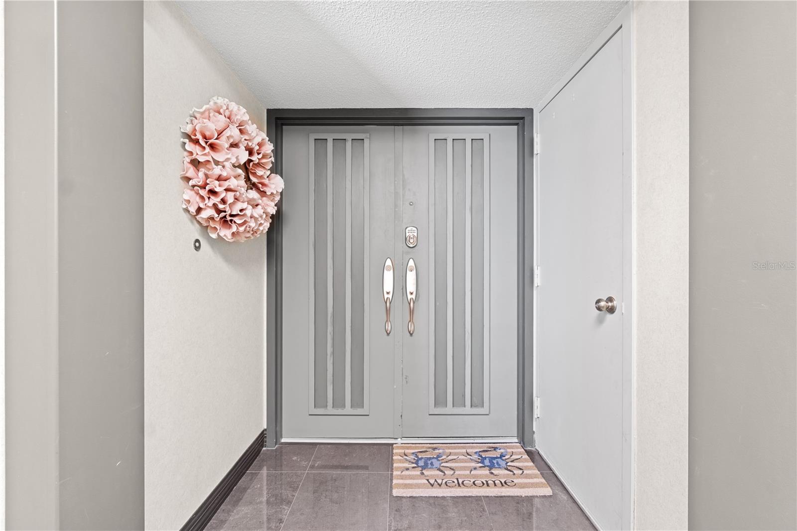 double front door unit entrance