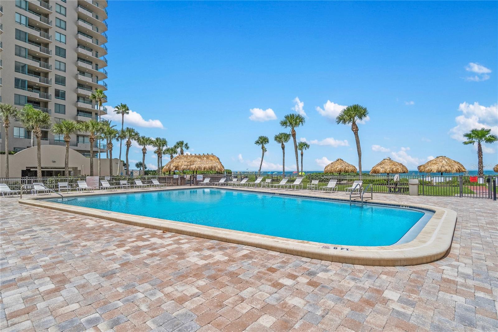 heated community pool