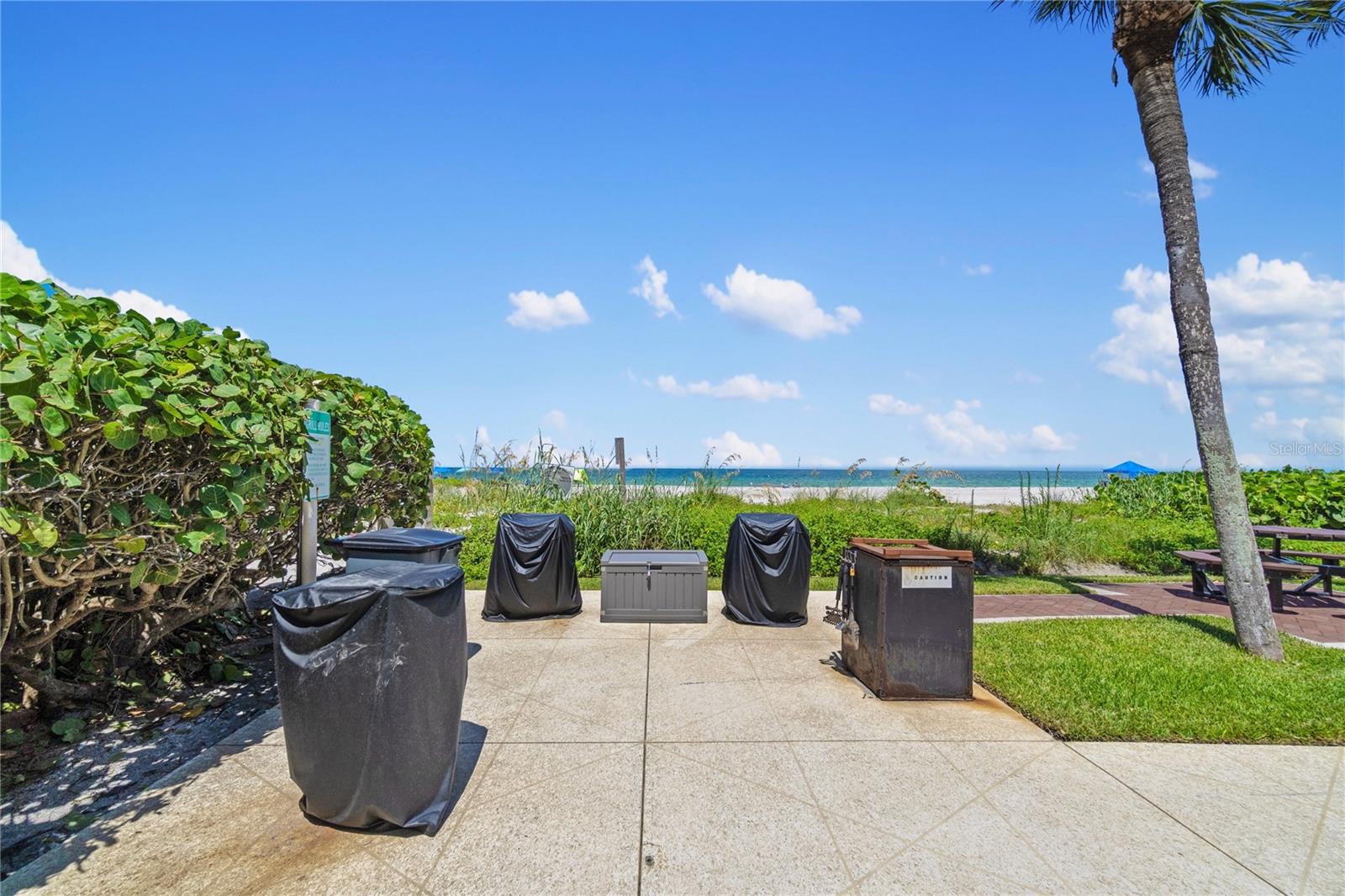 community grill area