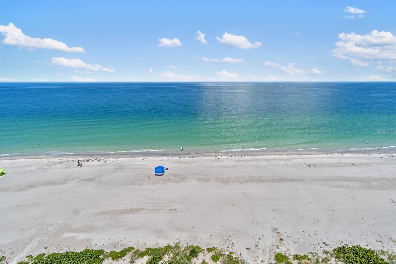 beach view from the condo