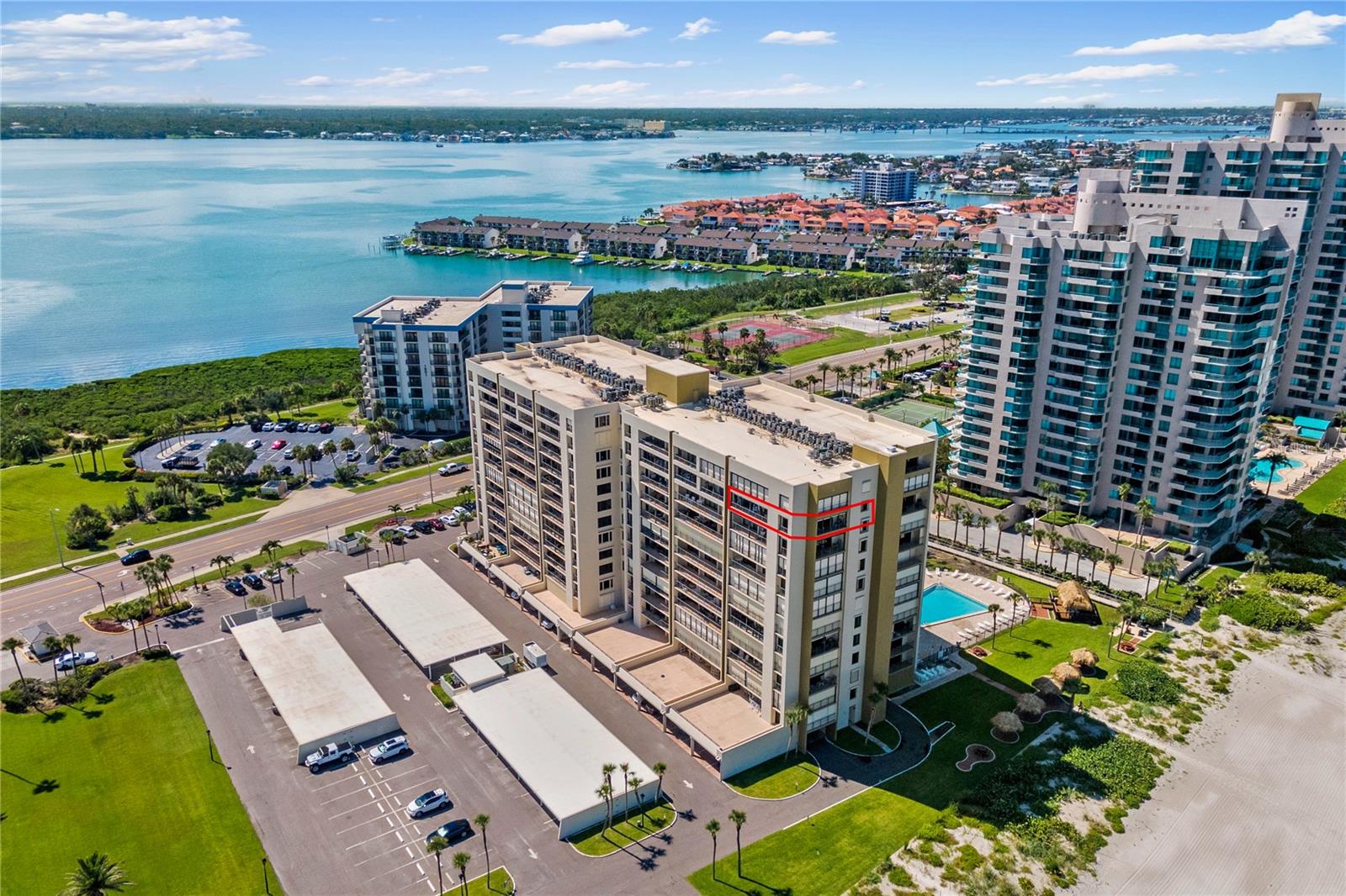 southeast-facing aerial