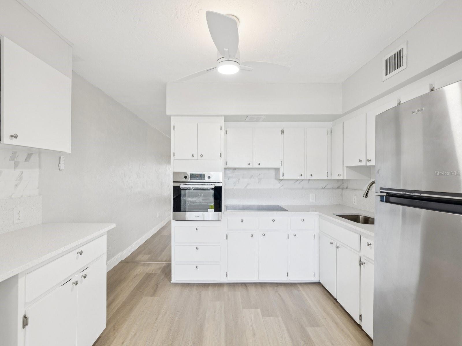 Beautiful freshly updated kitchen