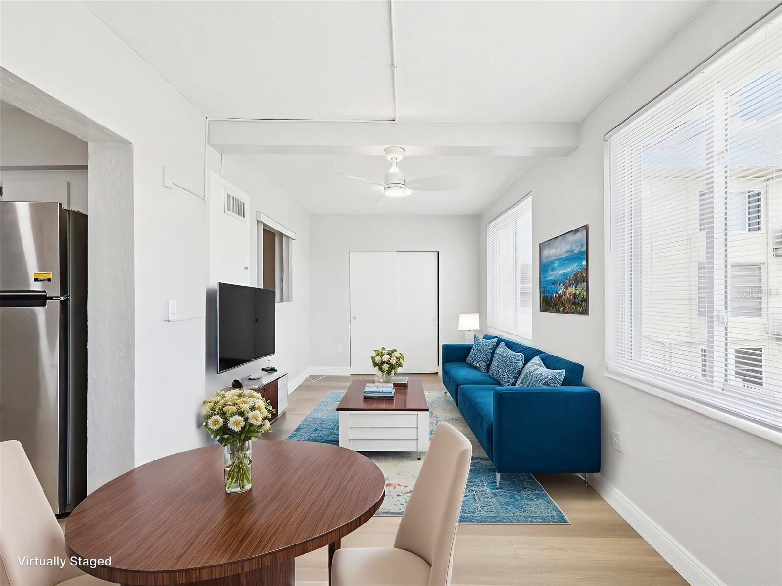Virturally Staged Florida Room