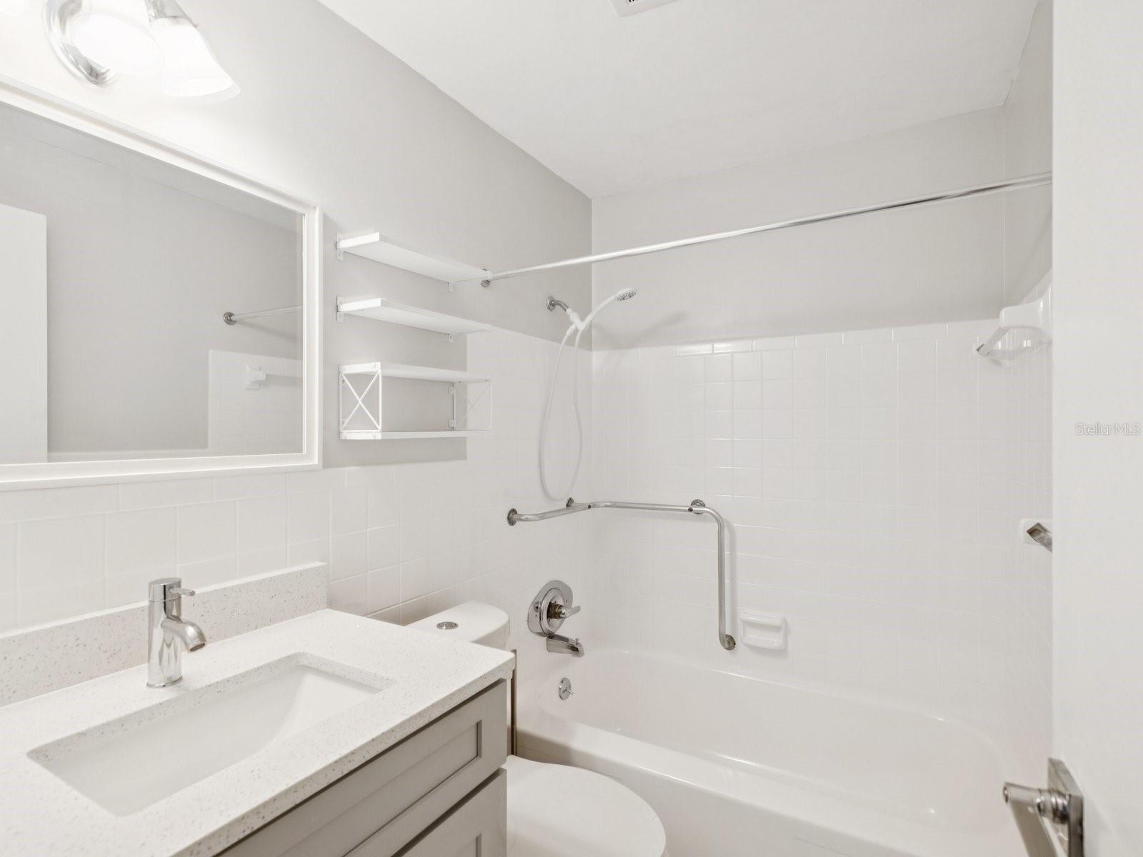 Updated hall bath
