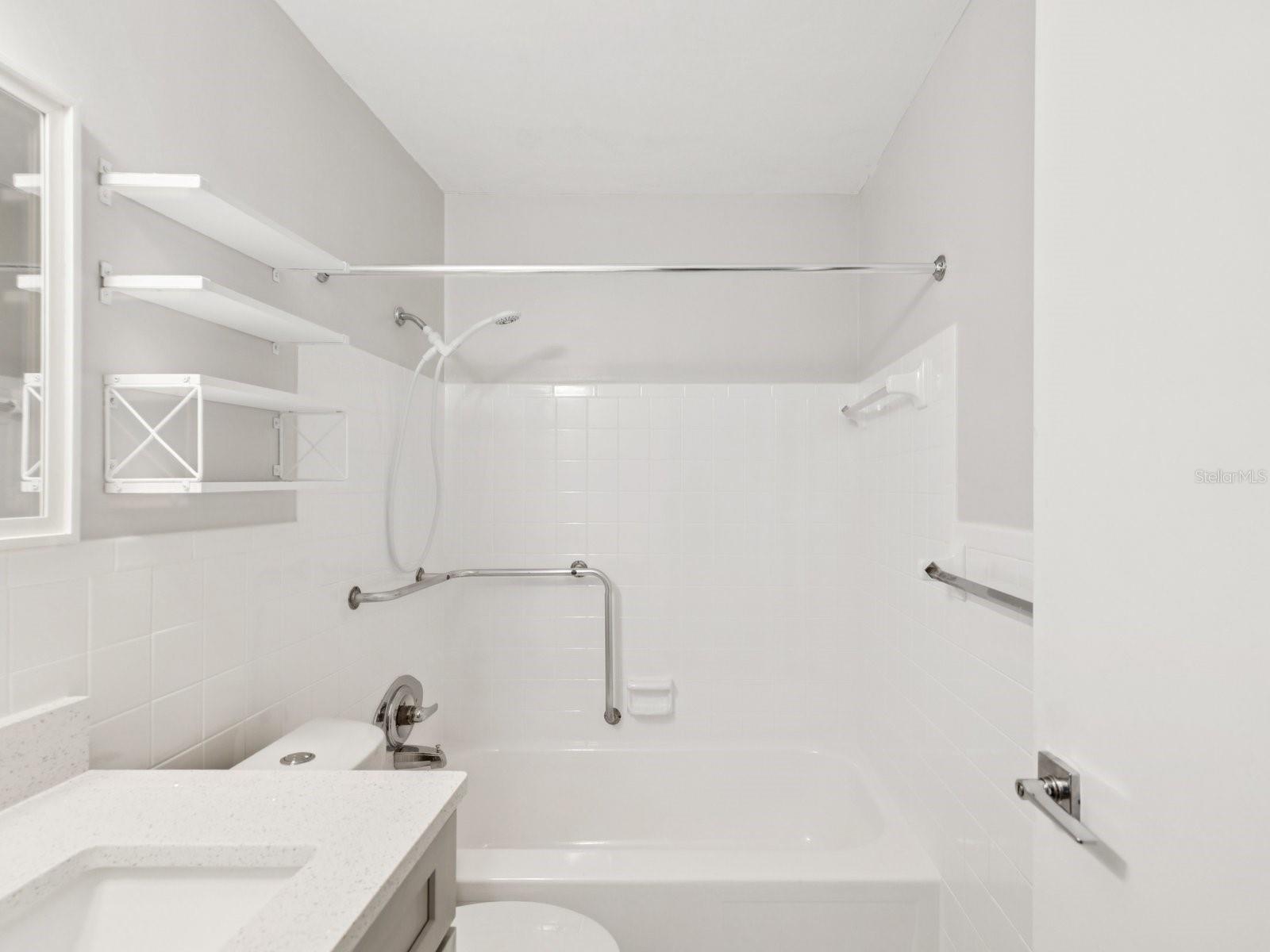 Updated hall bath