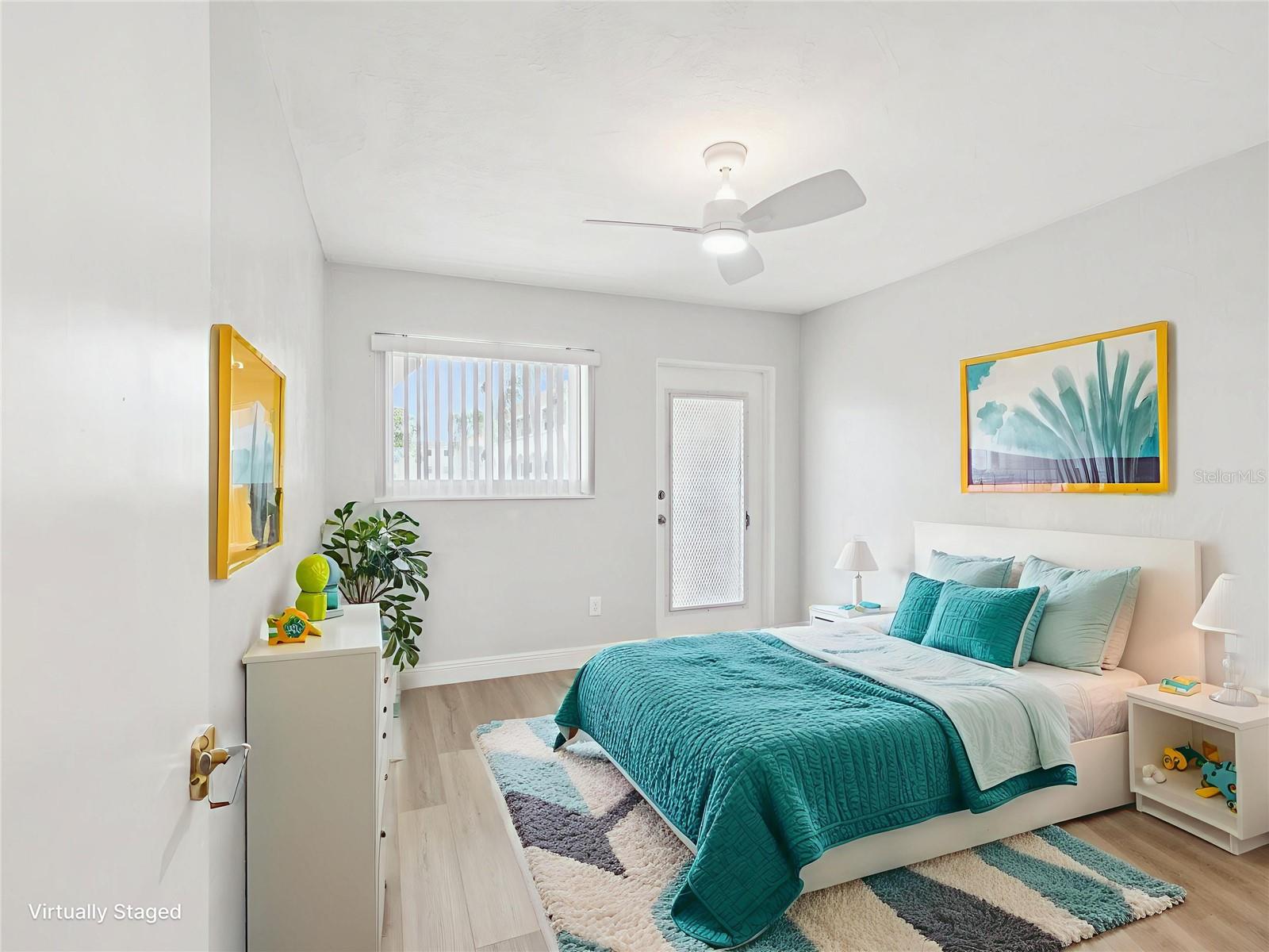 Virturally Staged Guest Bedroom 1