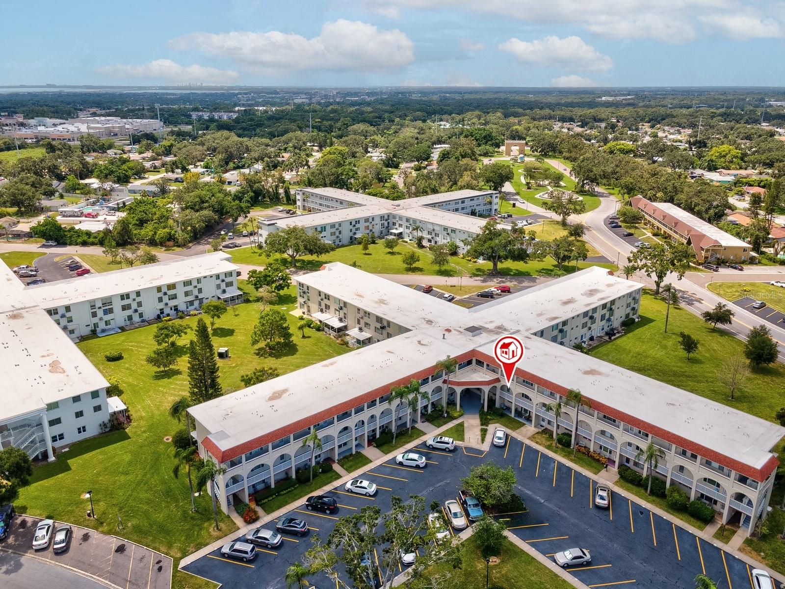 Building is very close to clubhouse and pool