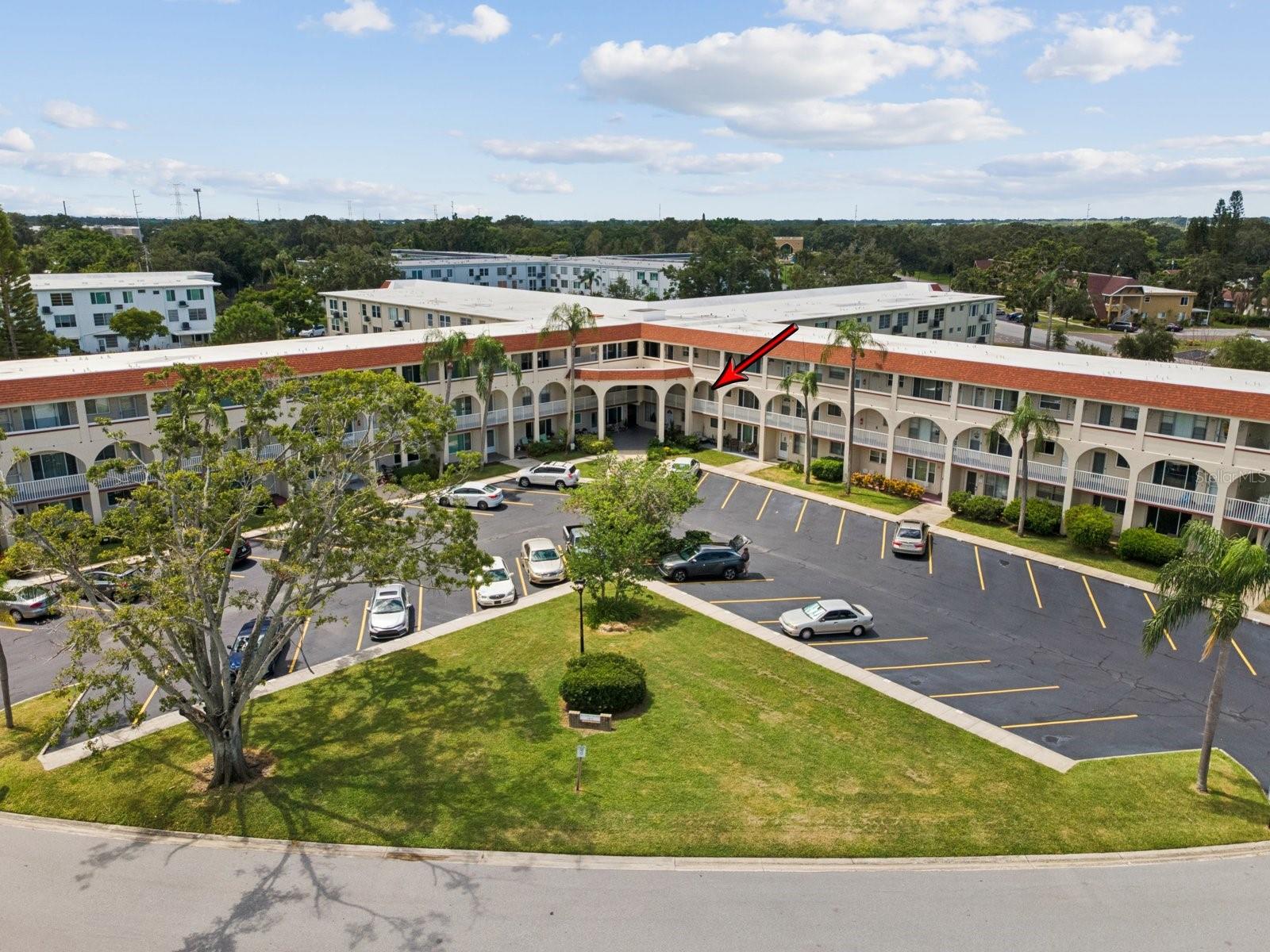 Assigned parking and lots of visitor parking