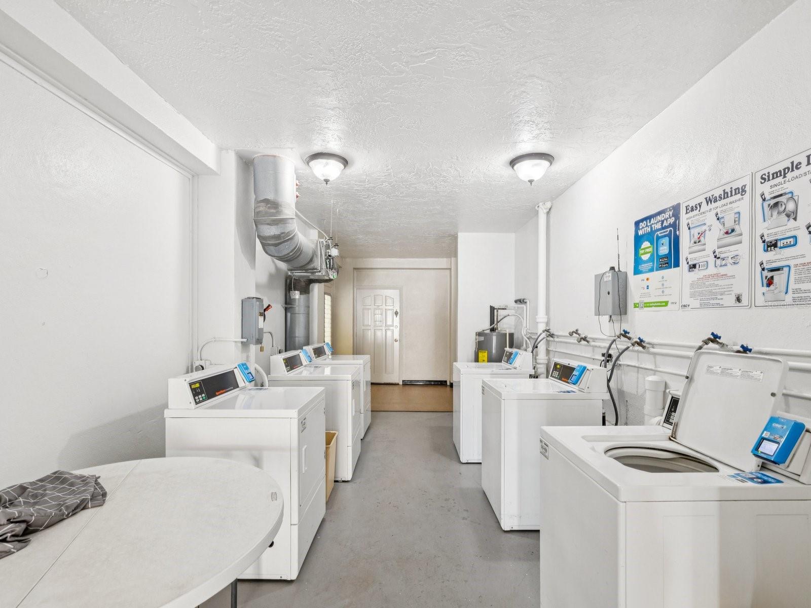 Laundry center steps from your door