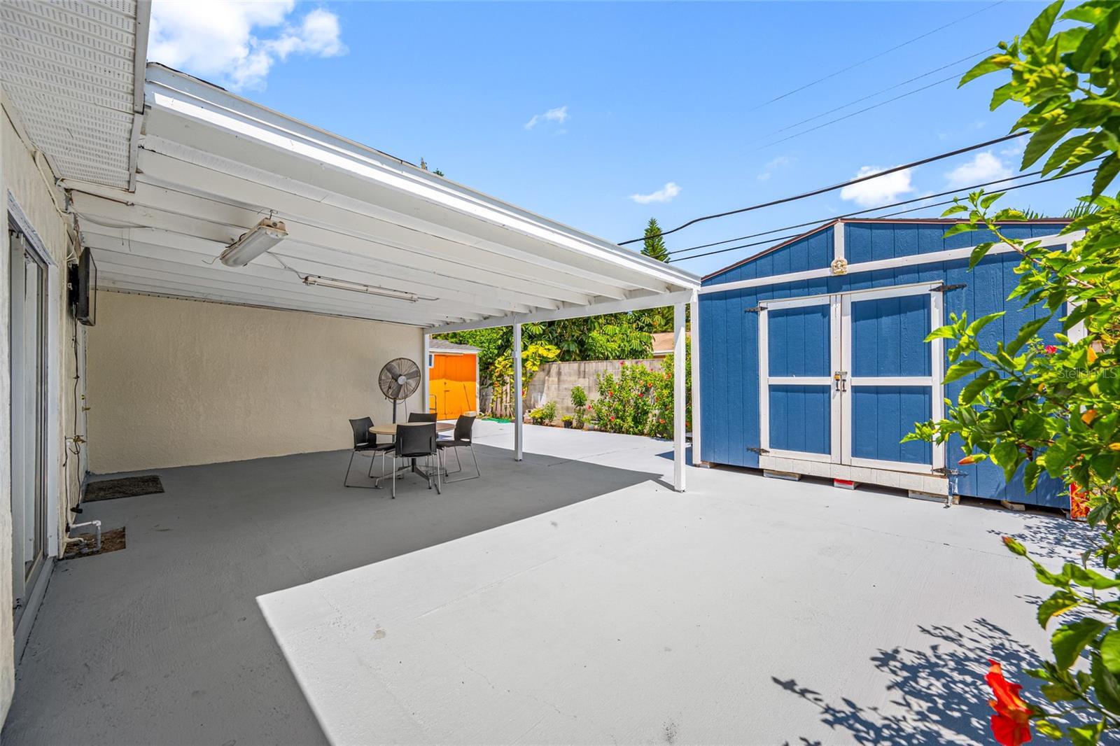 Backyard with 2nd Storage Shed