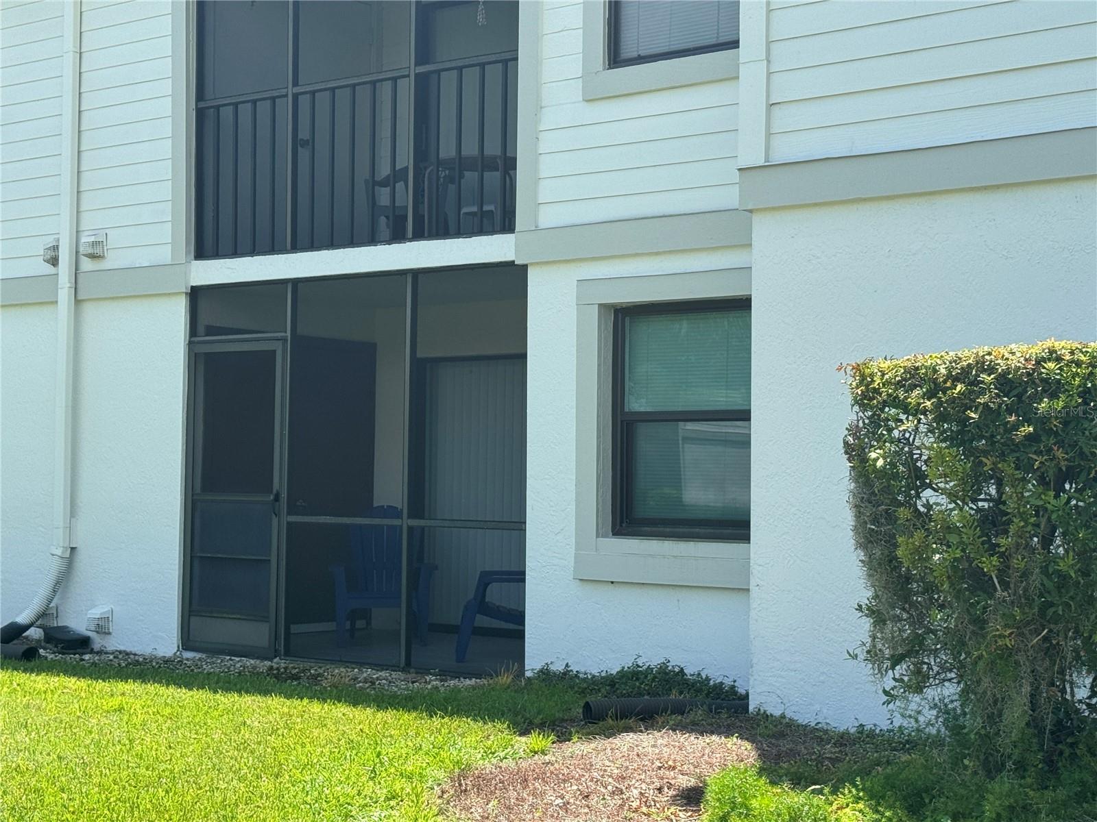 View of the back of the building.