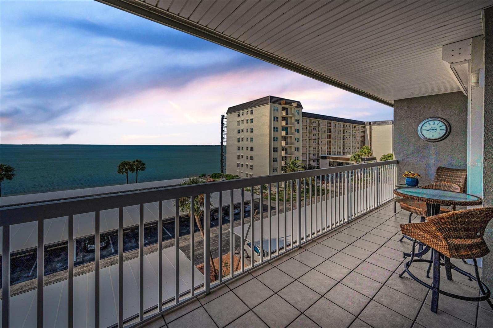 SPACIOUS, COVERED OPEN BALCONY