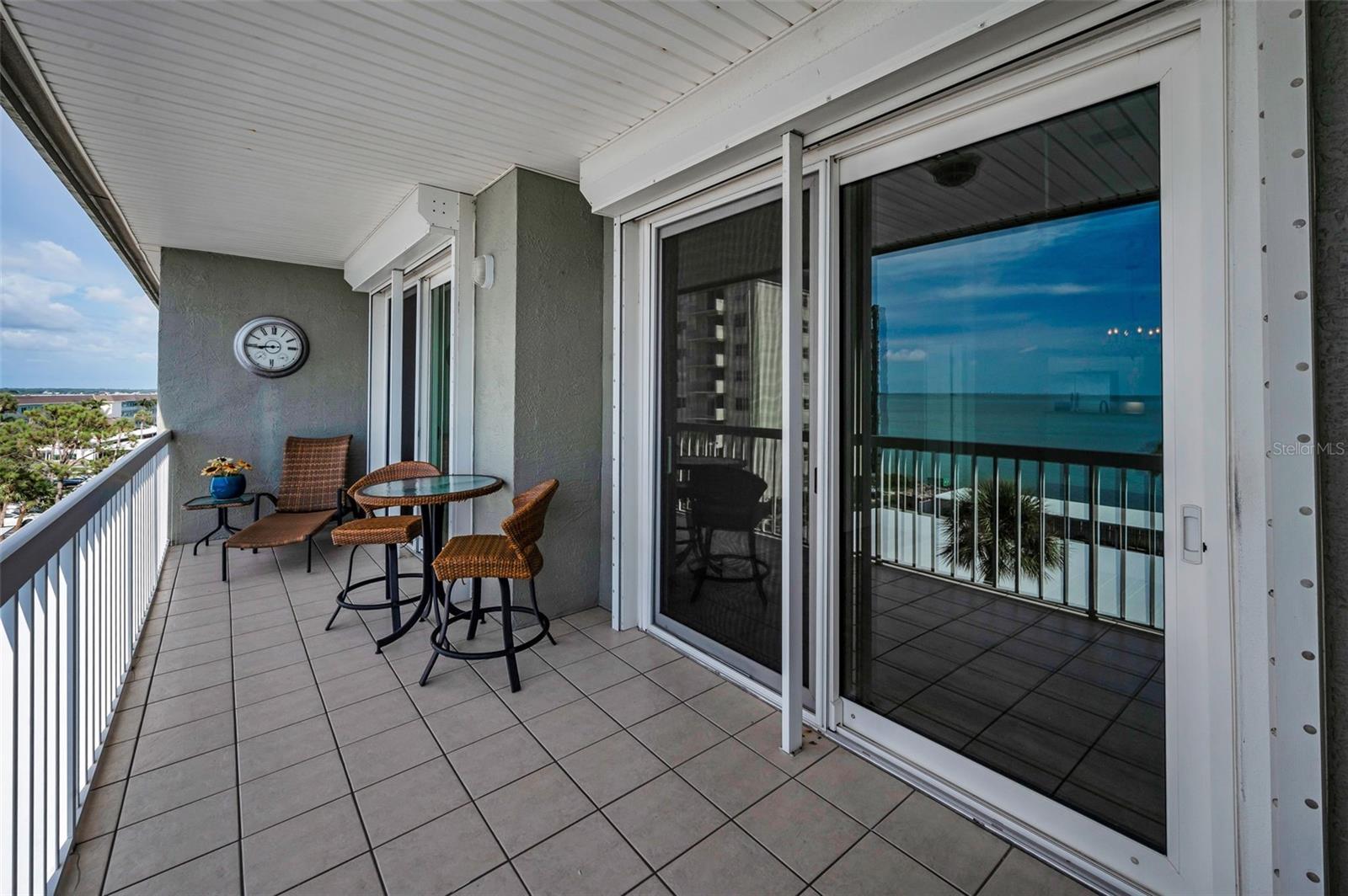 SPACIOUS BALCONY OFF OF LIVING ROOM/GREAT ROOM