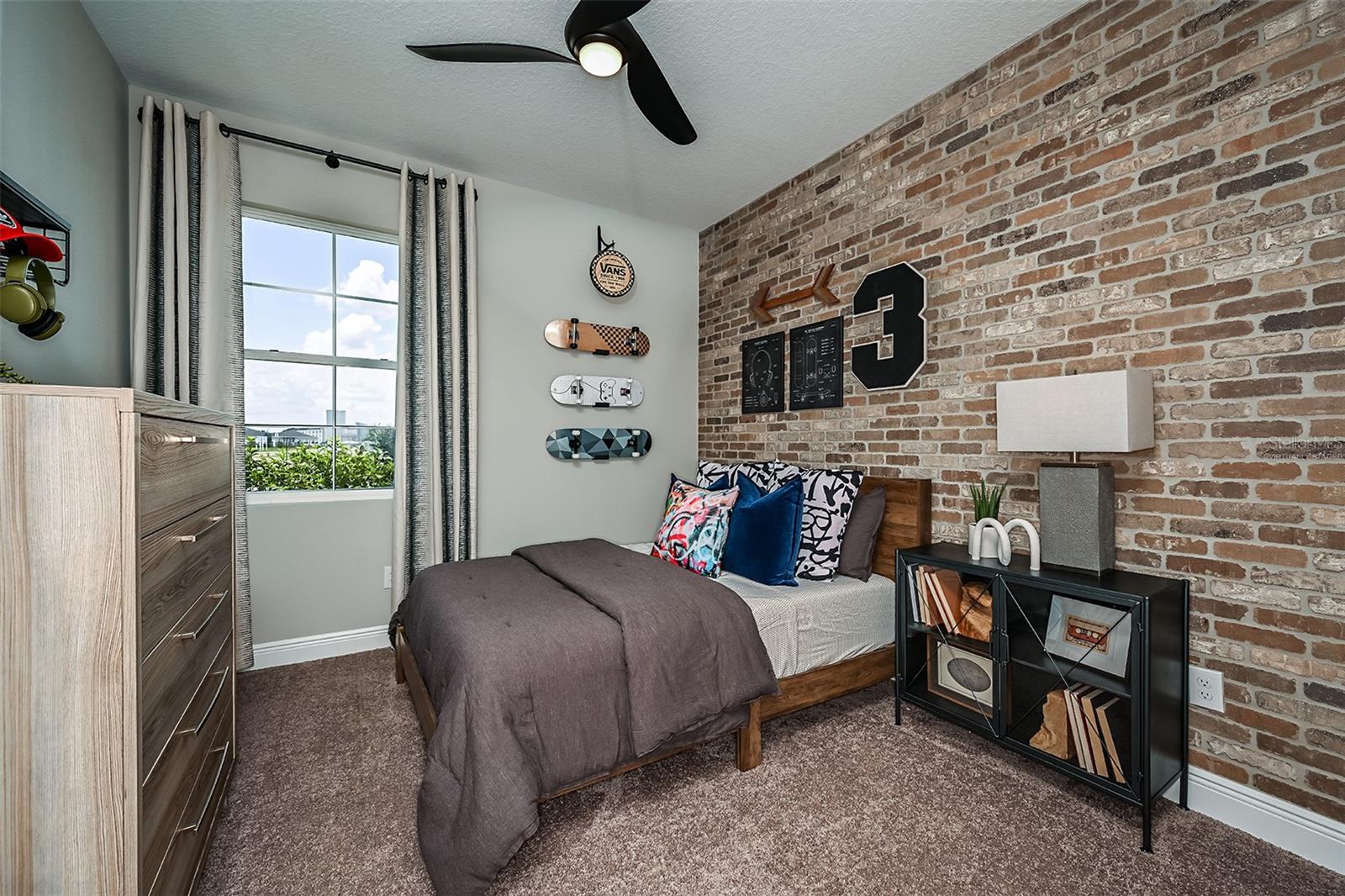 virtually staged/model home
