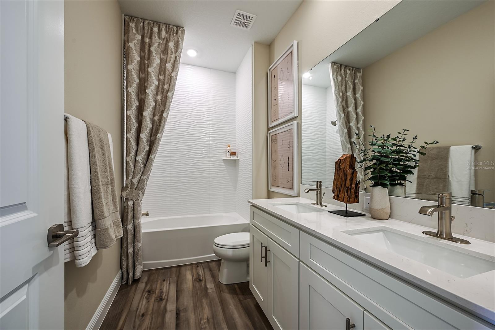 virtually staged/model home