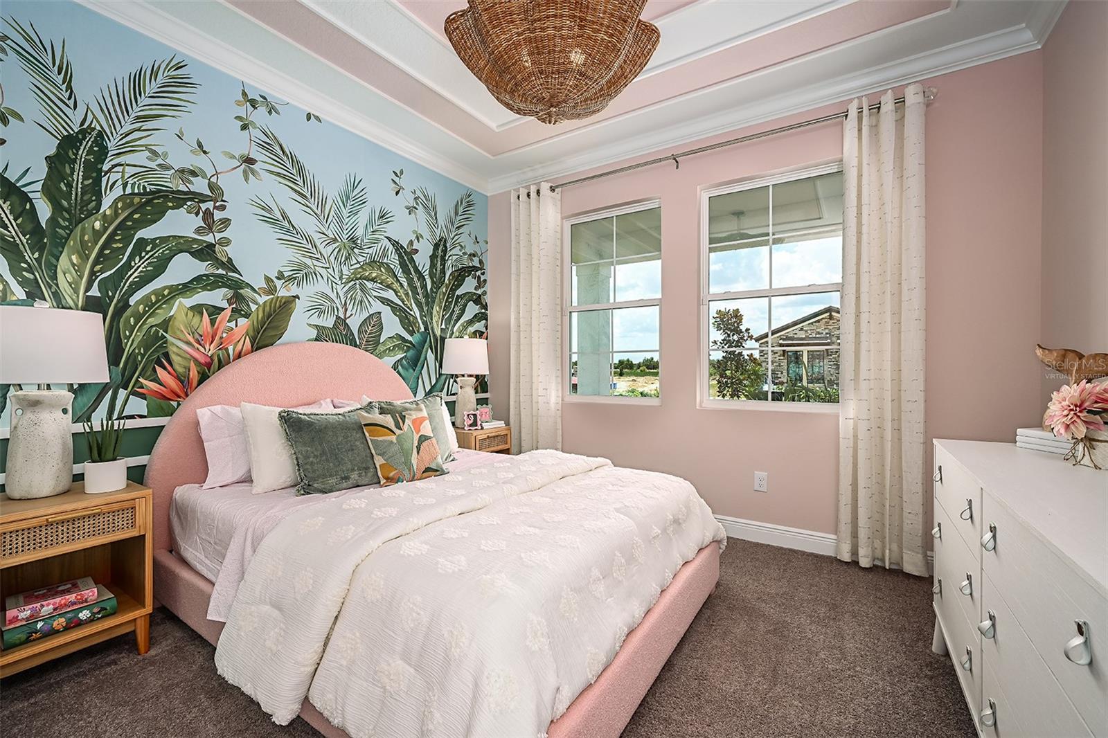virtually staged/model home