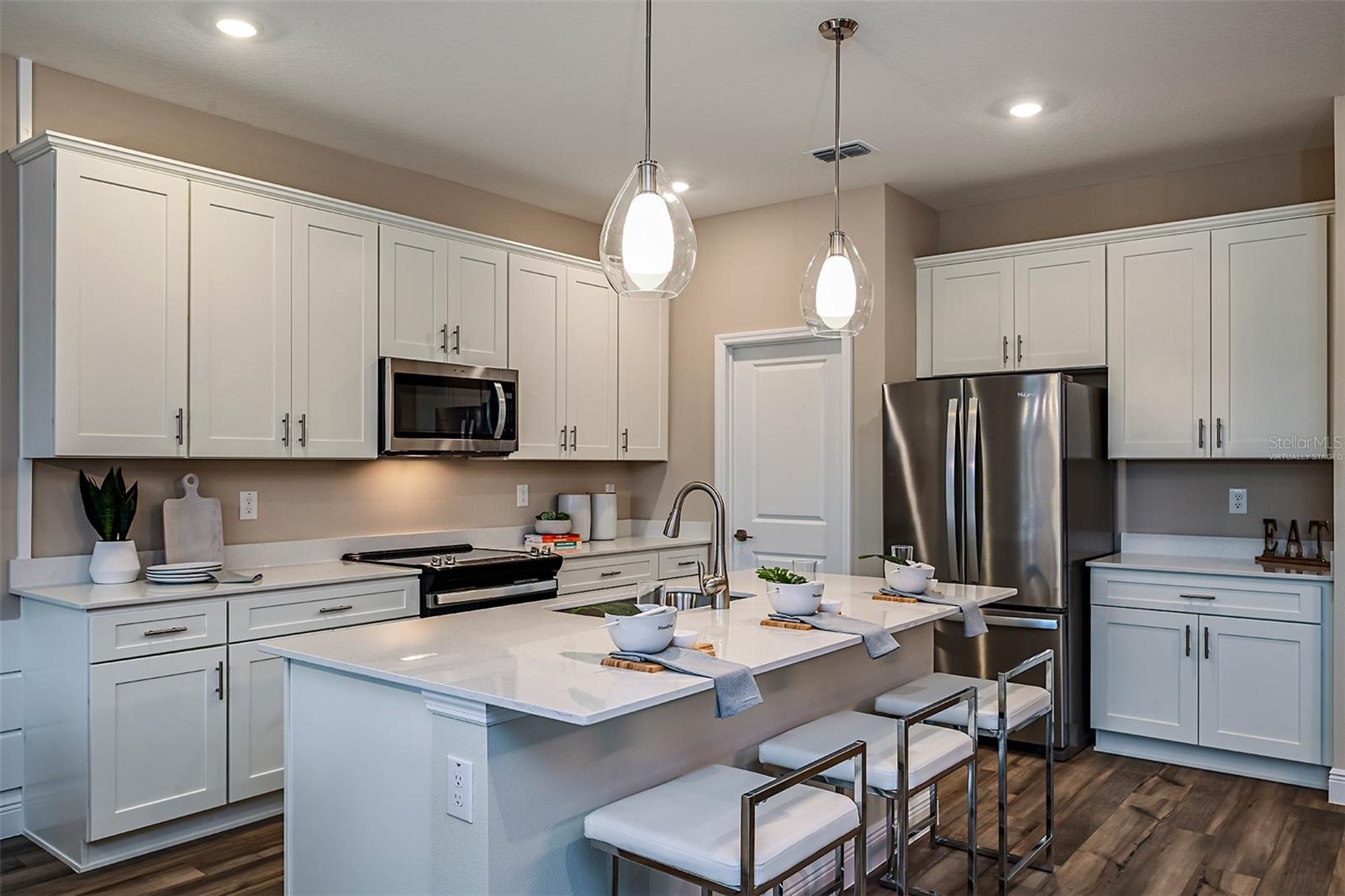 virtually staged/model home