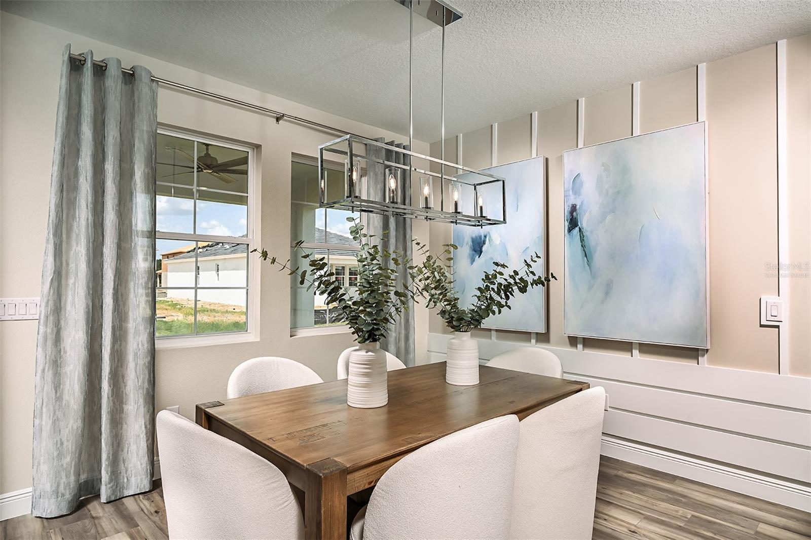 virtually staged/model home