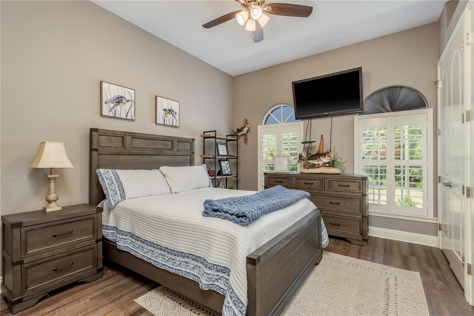 Main Floor Guest Bedroom with full wall of closet space!
