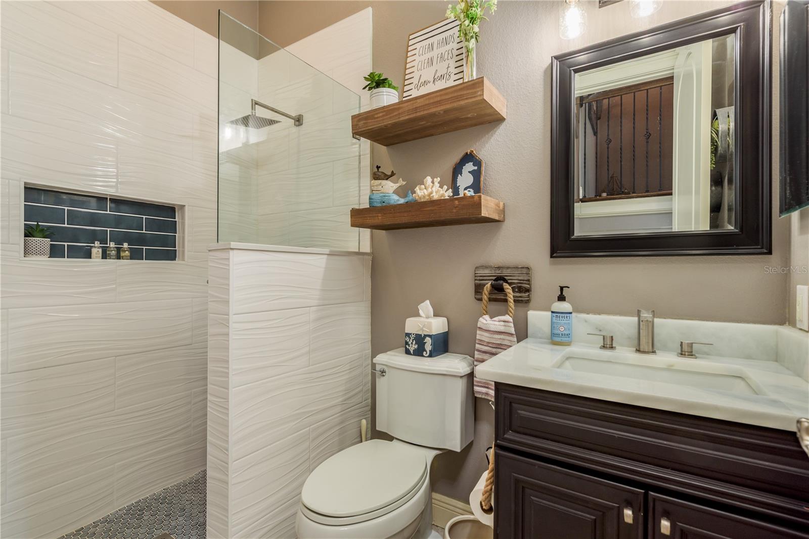 Main Floor Full Bath with Gorgeous Details!
