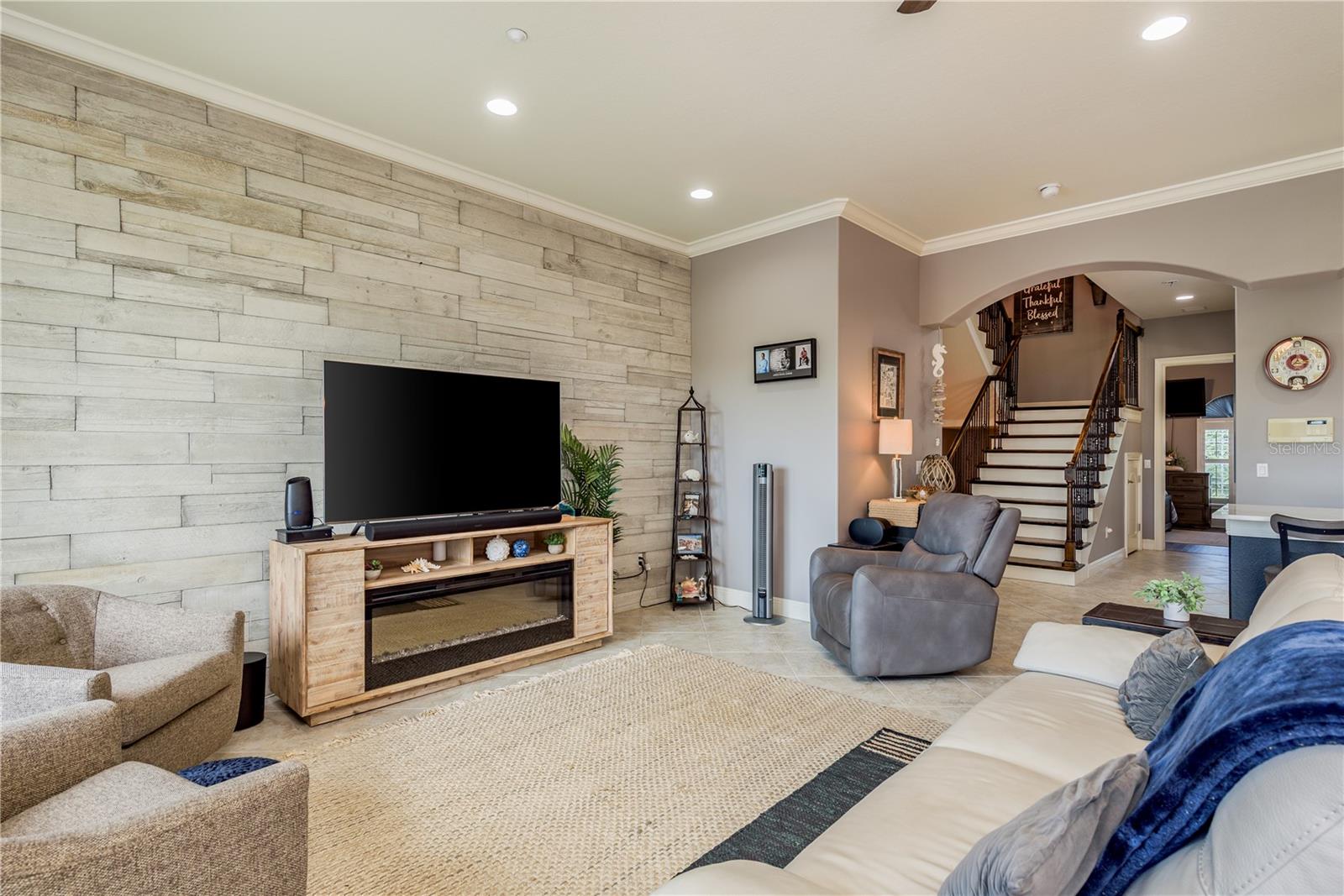 View Toward Stairs / Main Floor Bed / Bath