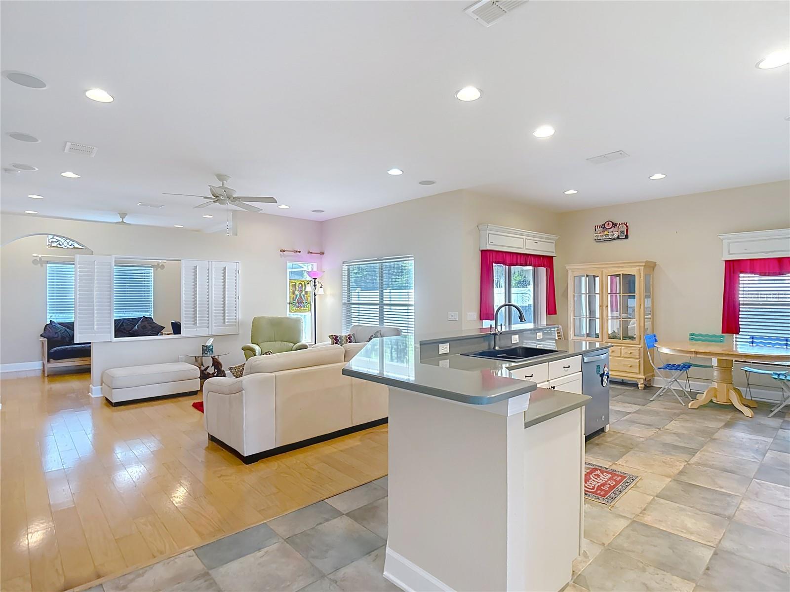 Open concept family/living