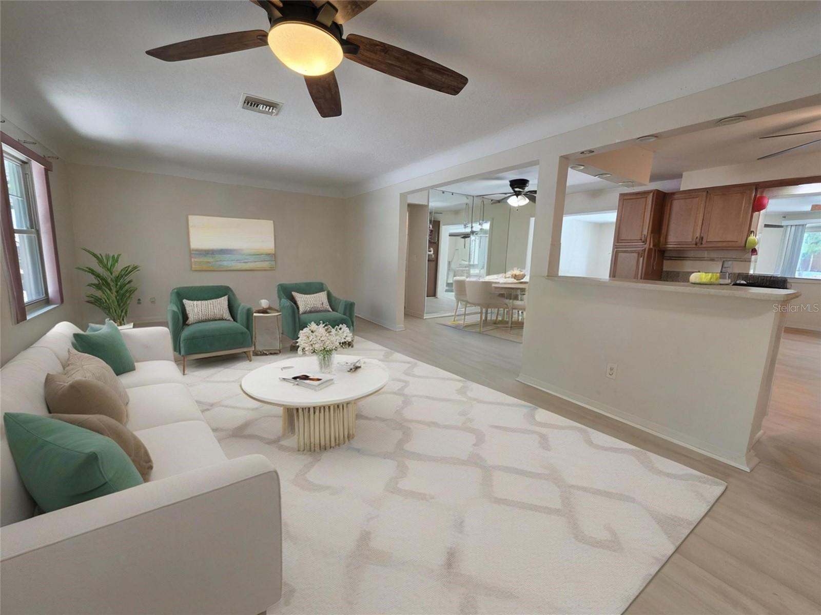 Living Room Staged
