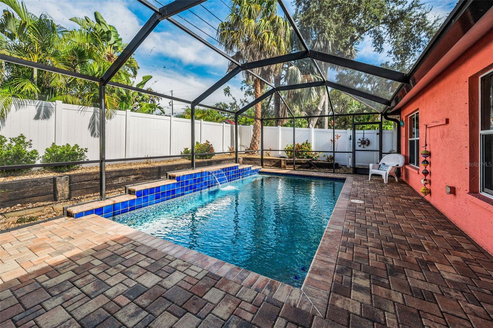 Lovely covered pool
