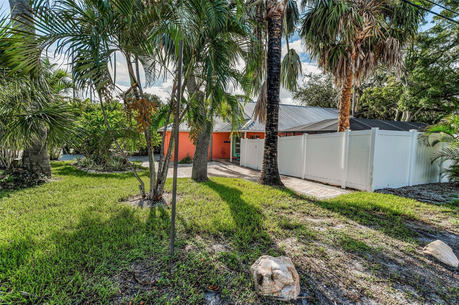 Lovely tropical yard