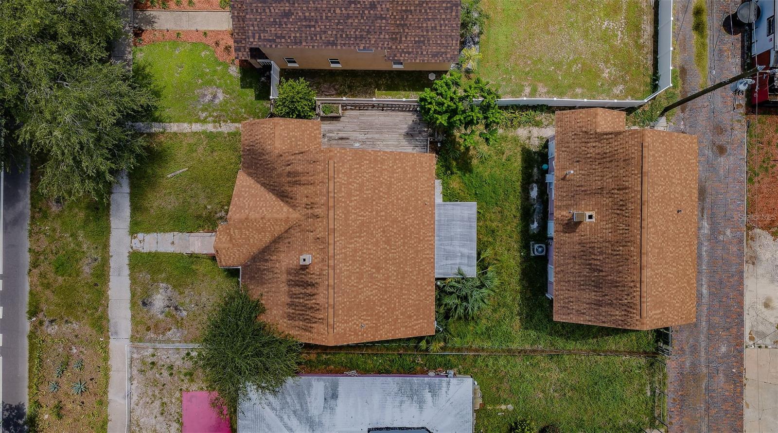 Overhead View of Lot