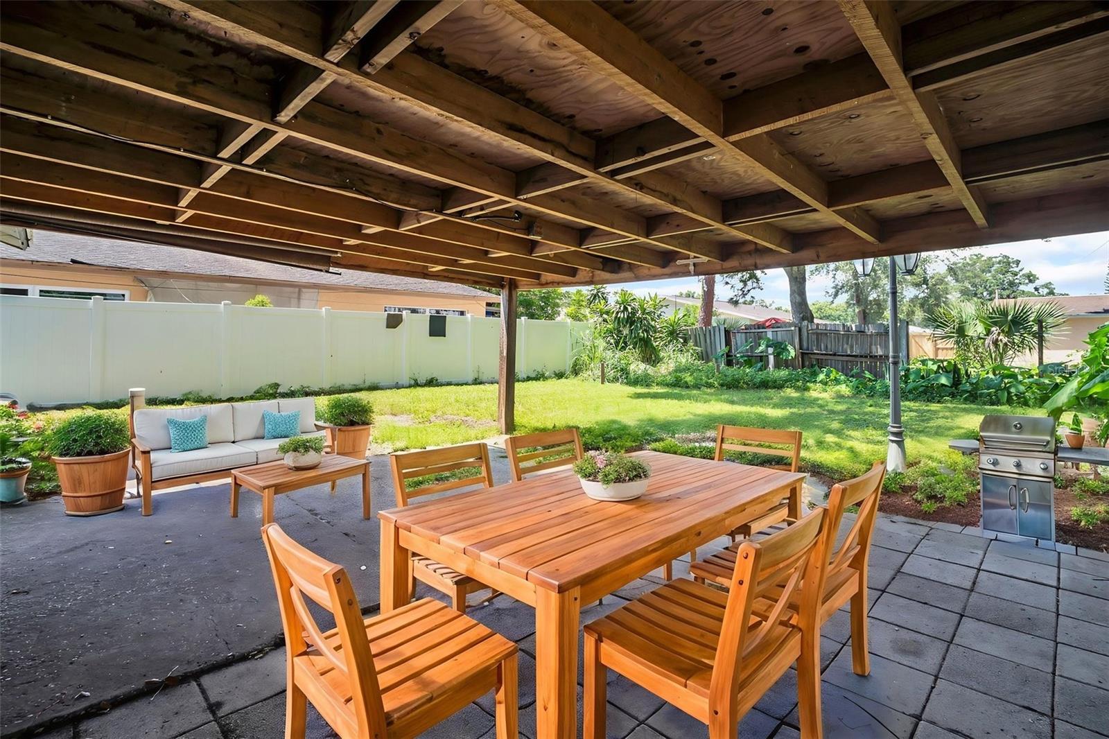 Patio - Staged