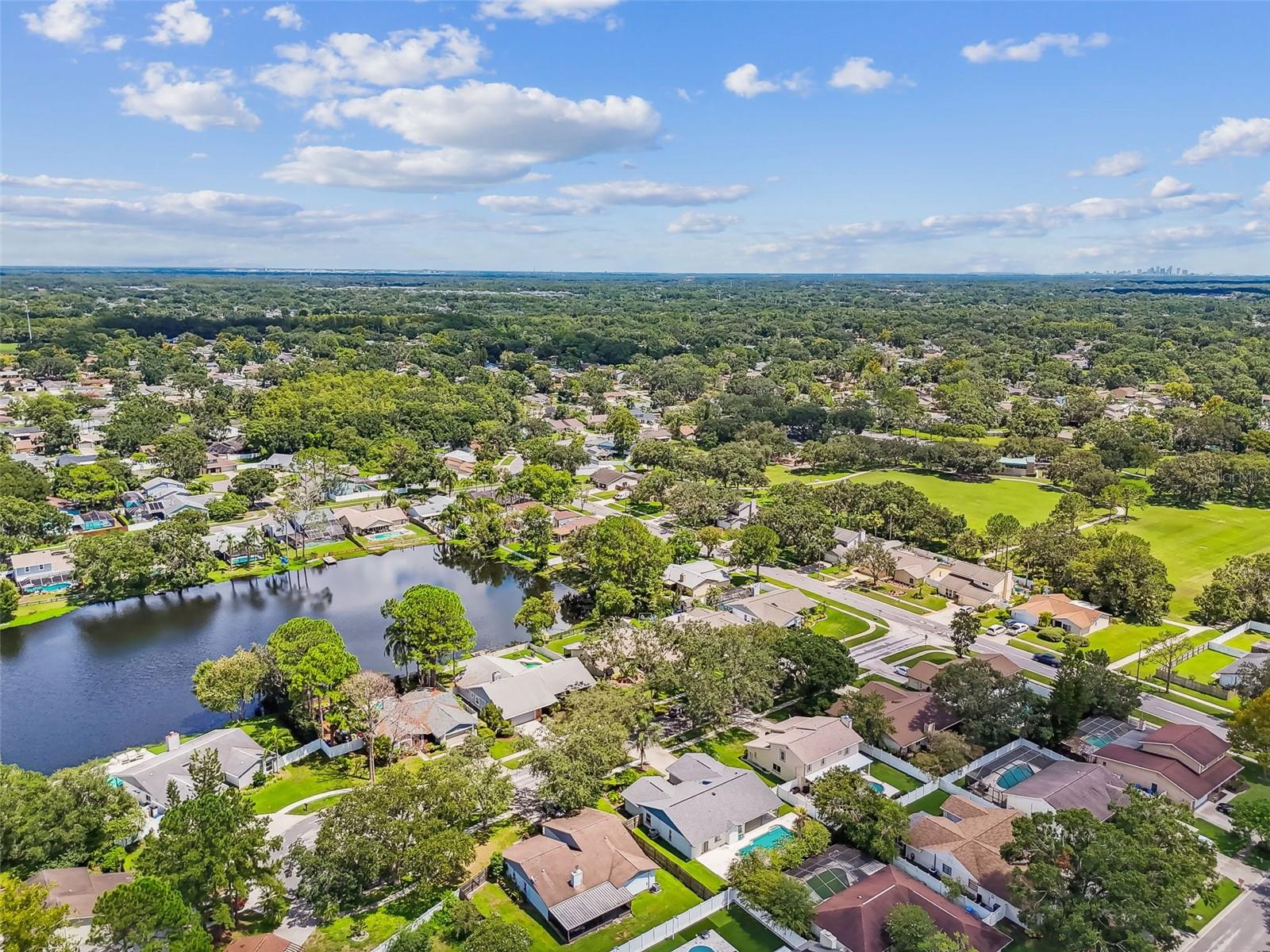 Aerial View of the neighborhood