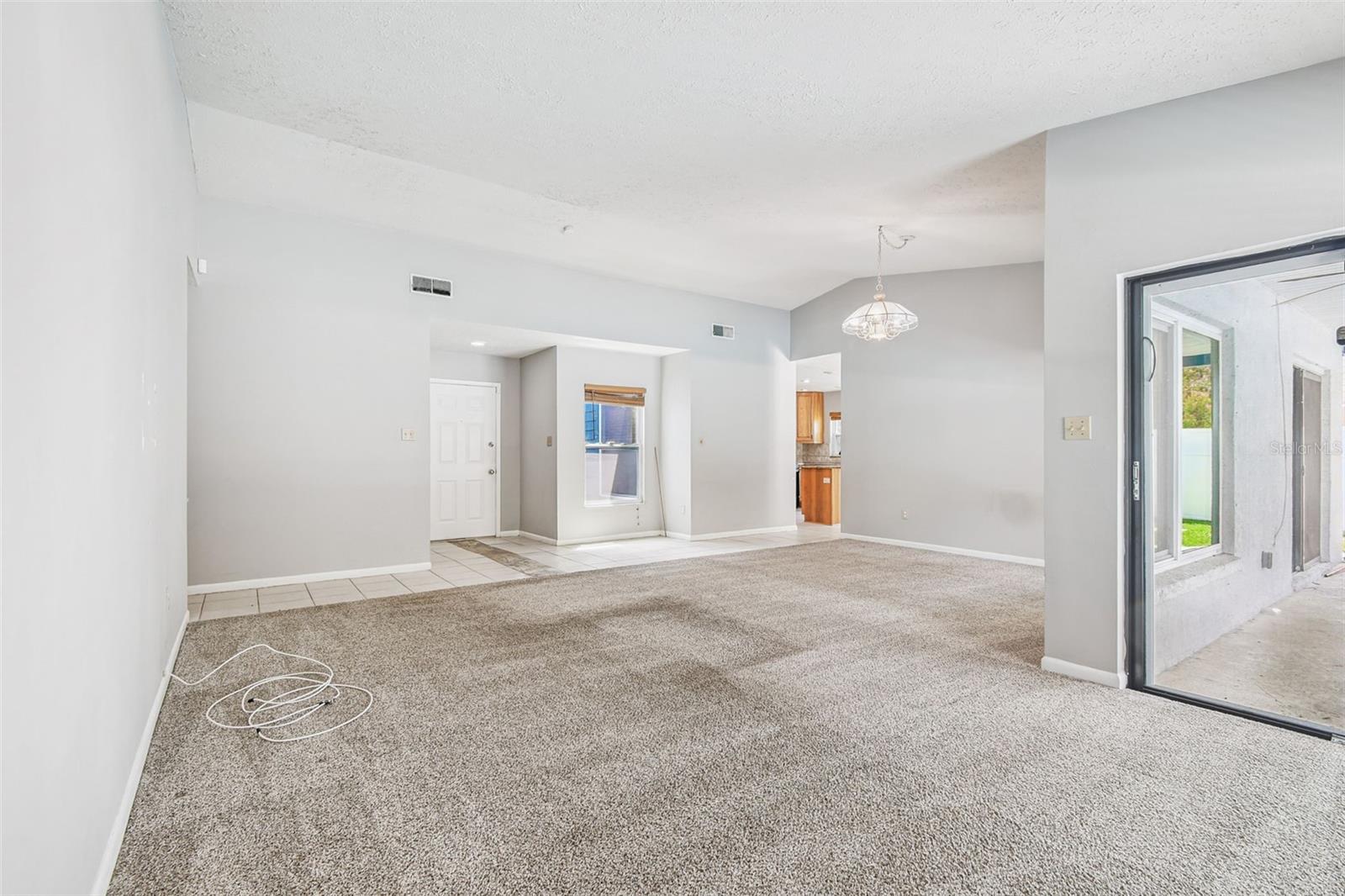 Living Room - Dining Area-Entrance