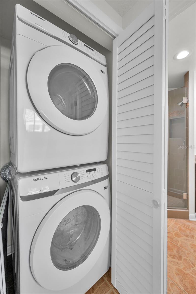 Inside washer and dryer