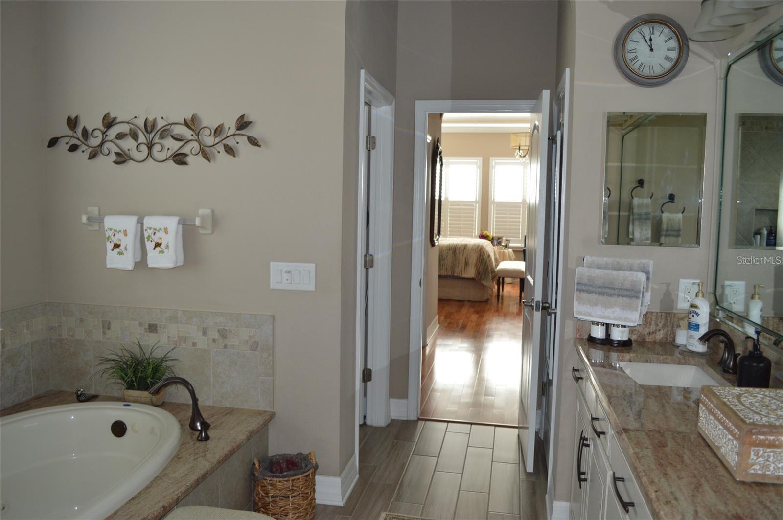 Master bathroom.