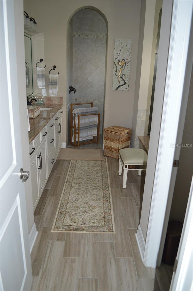 Master bathroom.