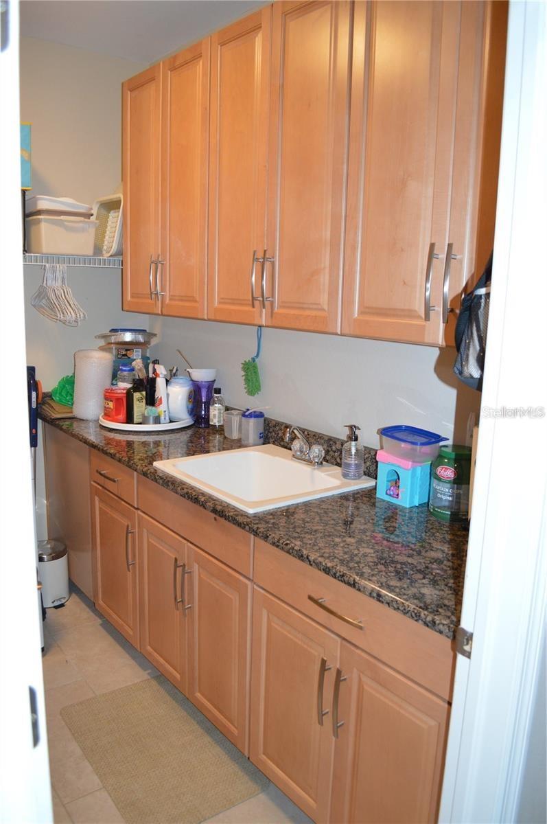 Laundry room.