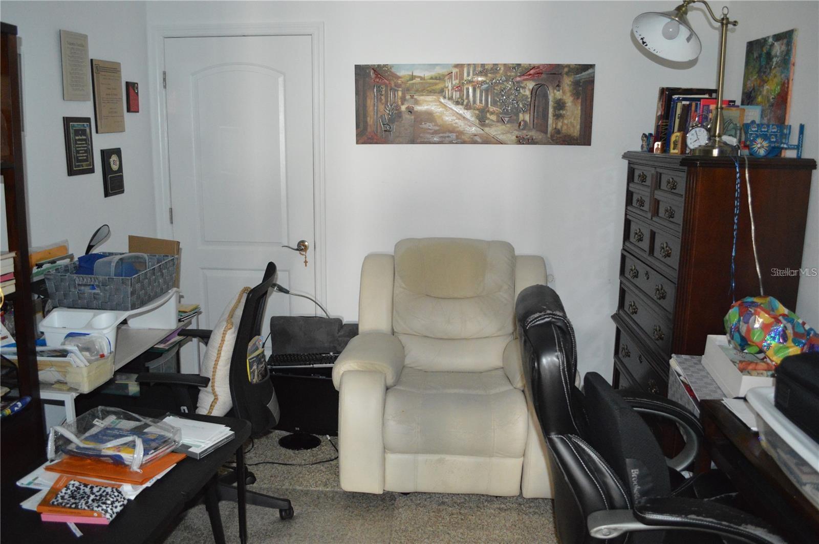 Separate office space.