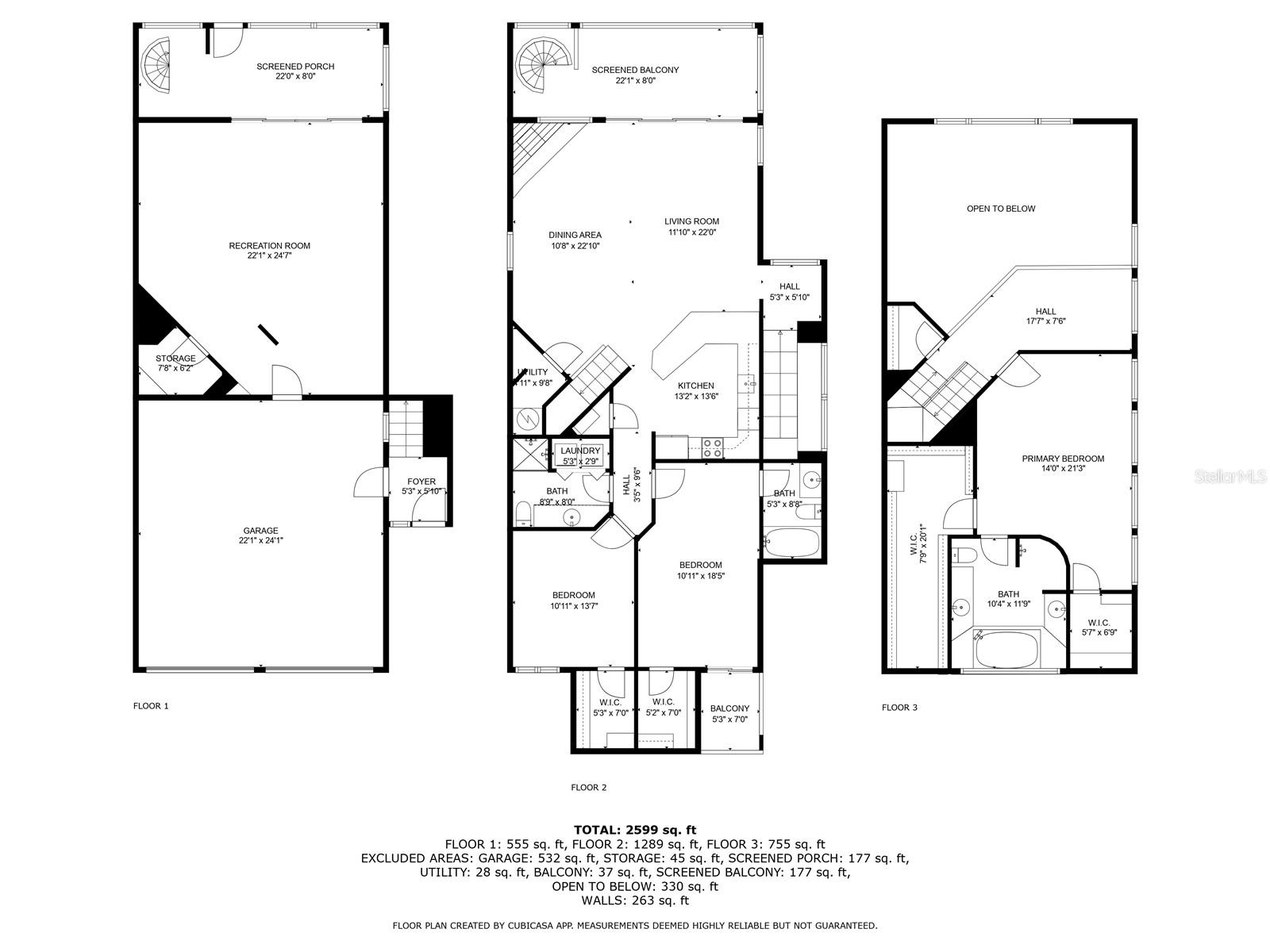 Complete unit floor plan