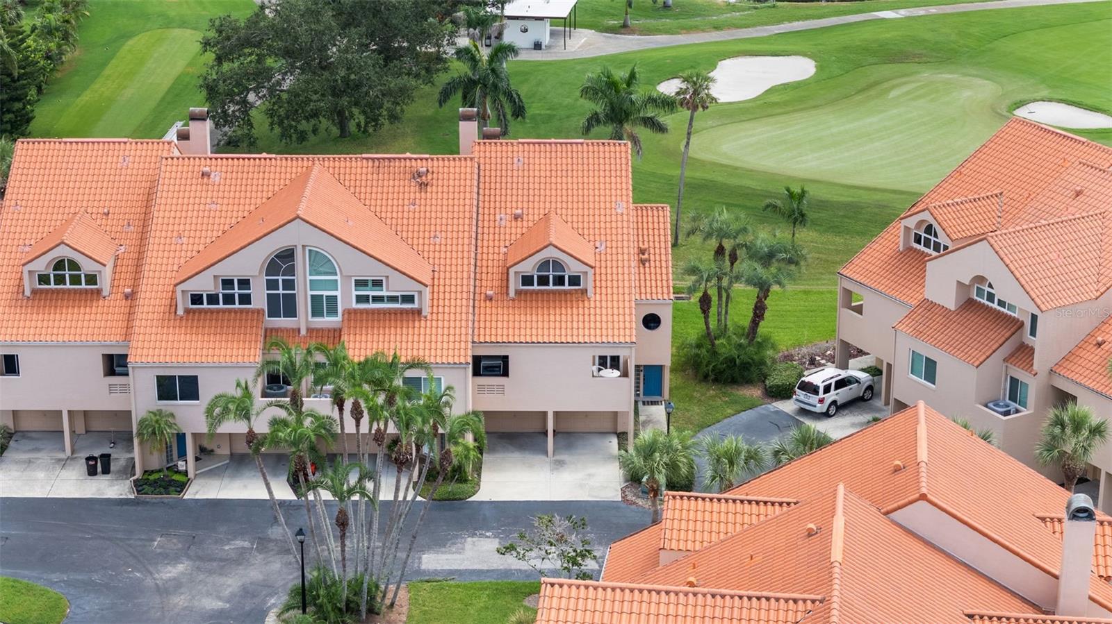 Aerial of unit building