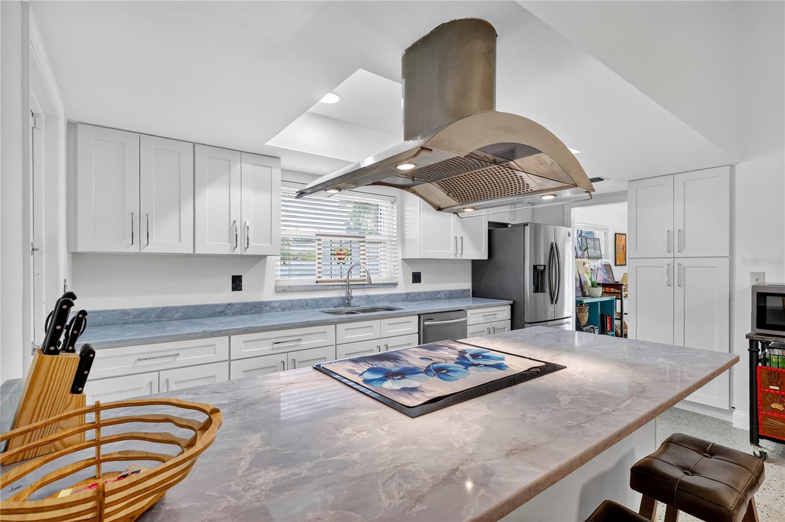 Renovated open kitchen