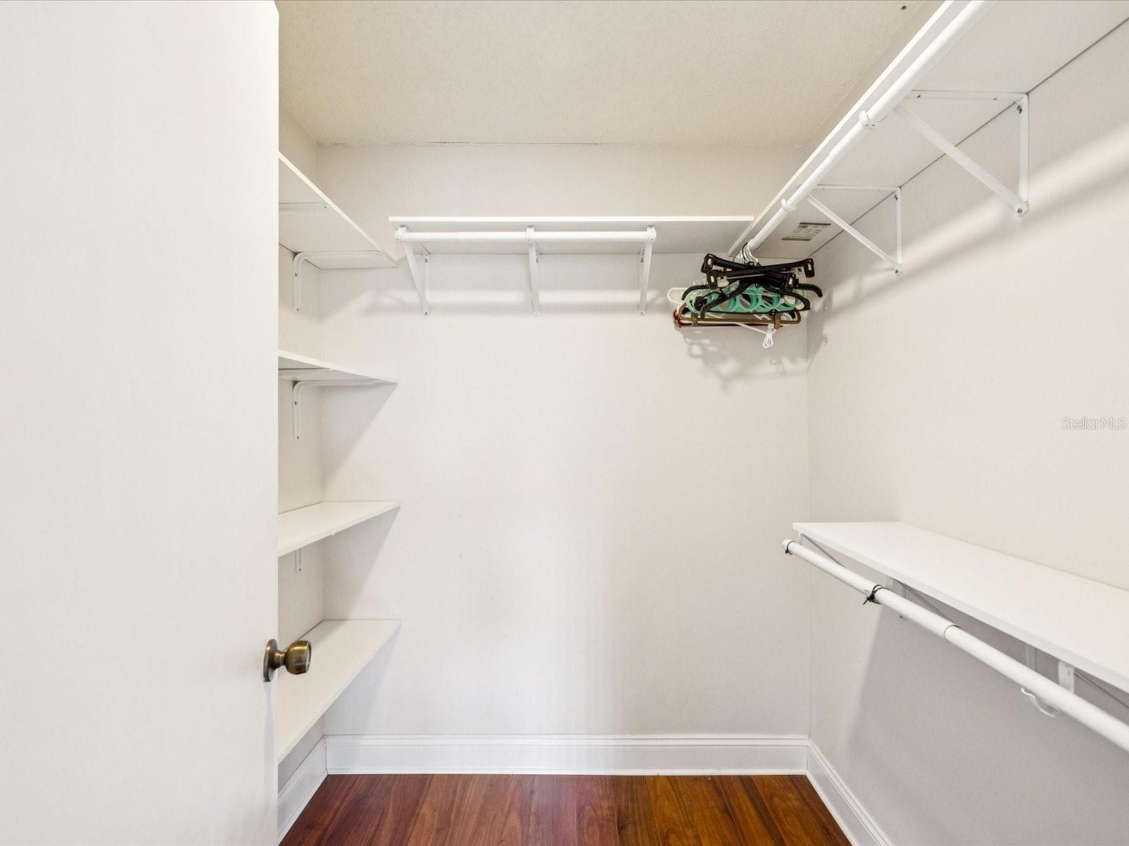 primary walk in closet