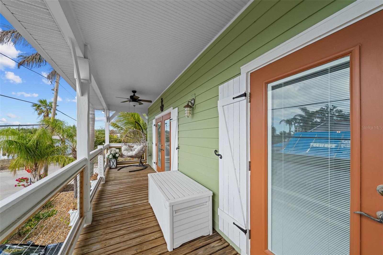 West Porch to the Second Bedroom