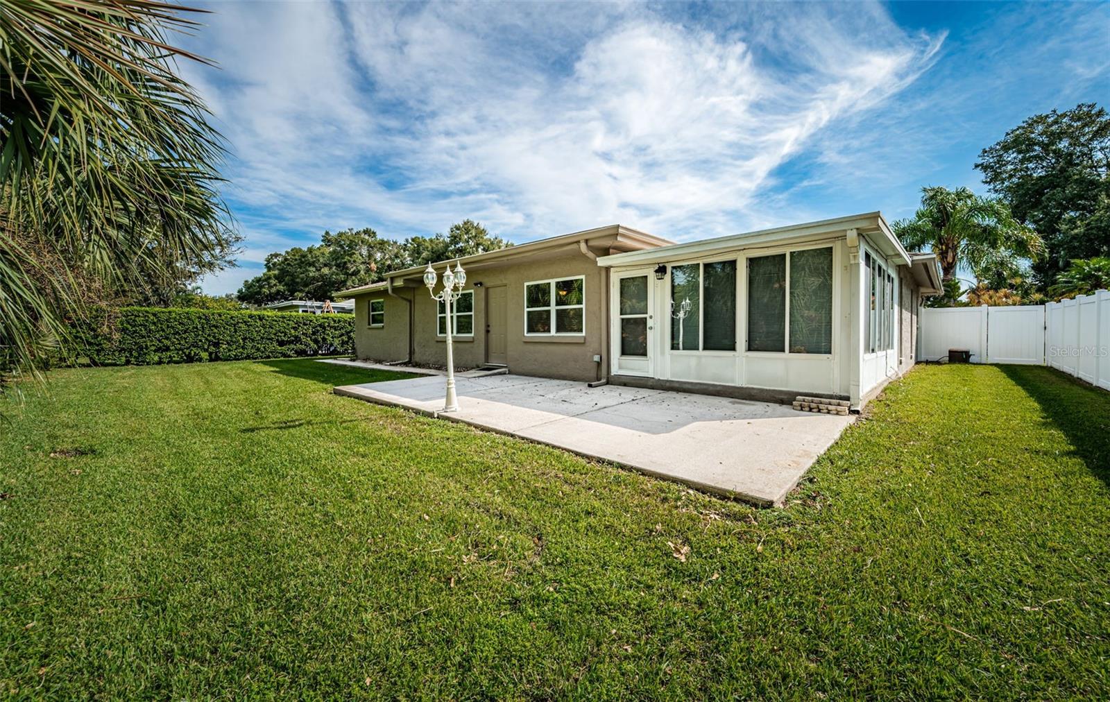 Large Concrete Deck