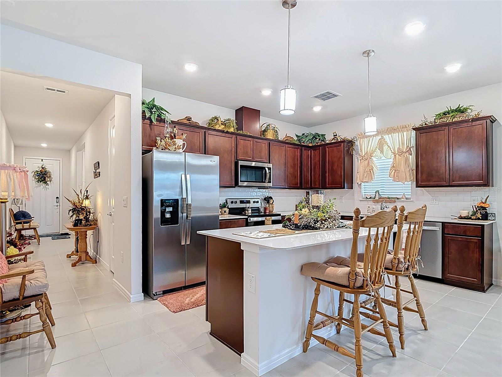 View of Kitchen from Living Room