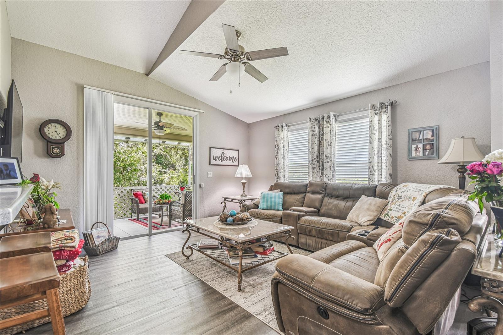 Family Room and Screened Porch