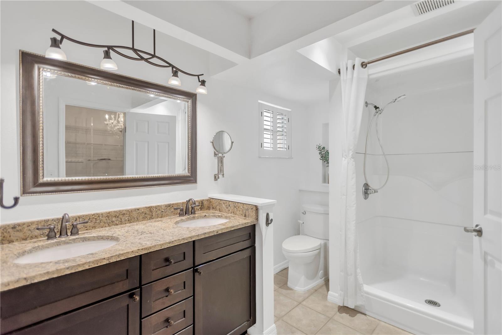 Large Primary Bathroom With Shower