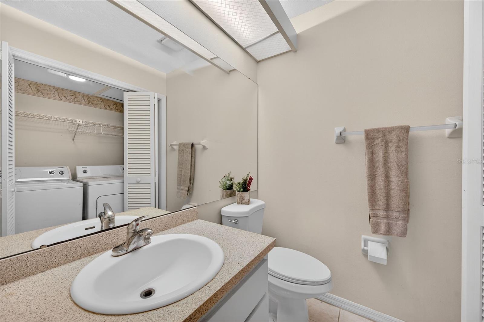 Downstairs half bath